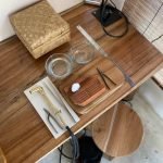a table with tools on it