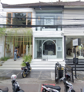 Street view of Bingin Silver Class studio in Seminyak, one of the Best Activities to Do in Seminyak for travelers seeking a hands-on jewelry-making experience in Bali.
